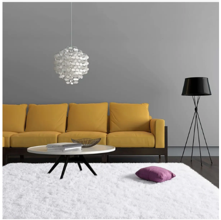 Tapete 2x1,5 Sala Peludo Quarto Cores Variadas