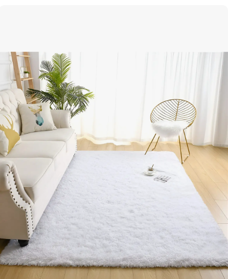 Tapete 2x1,5 Sala Peludo Quarto Cores Variadas