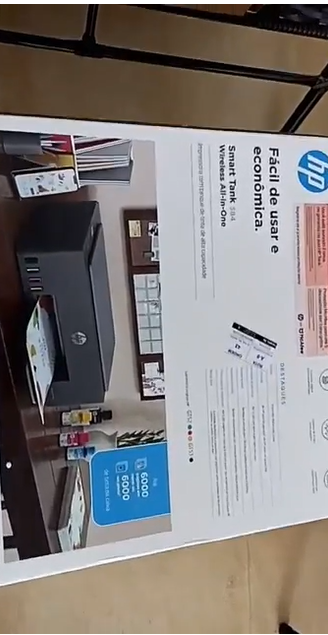 Impressora Multifuncional HP Smart Tank 584 - Preta